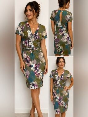 ETRO Made in Italy Floral Wrap Dress